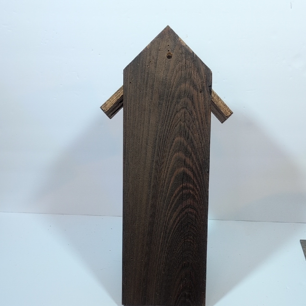 Rustic Wooden Handmade Bird Feeder Garden Tea Party - Picture 6 of 16